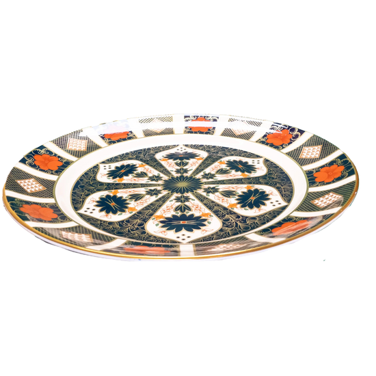 Royal Crown Derby Imari 1128 Chop Plate Bone China Charterwells