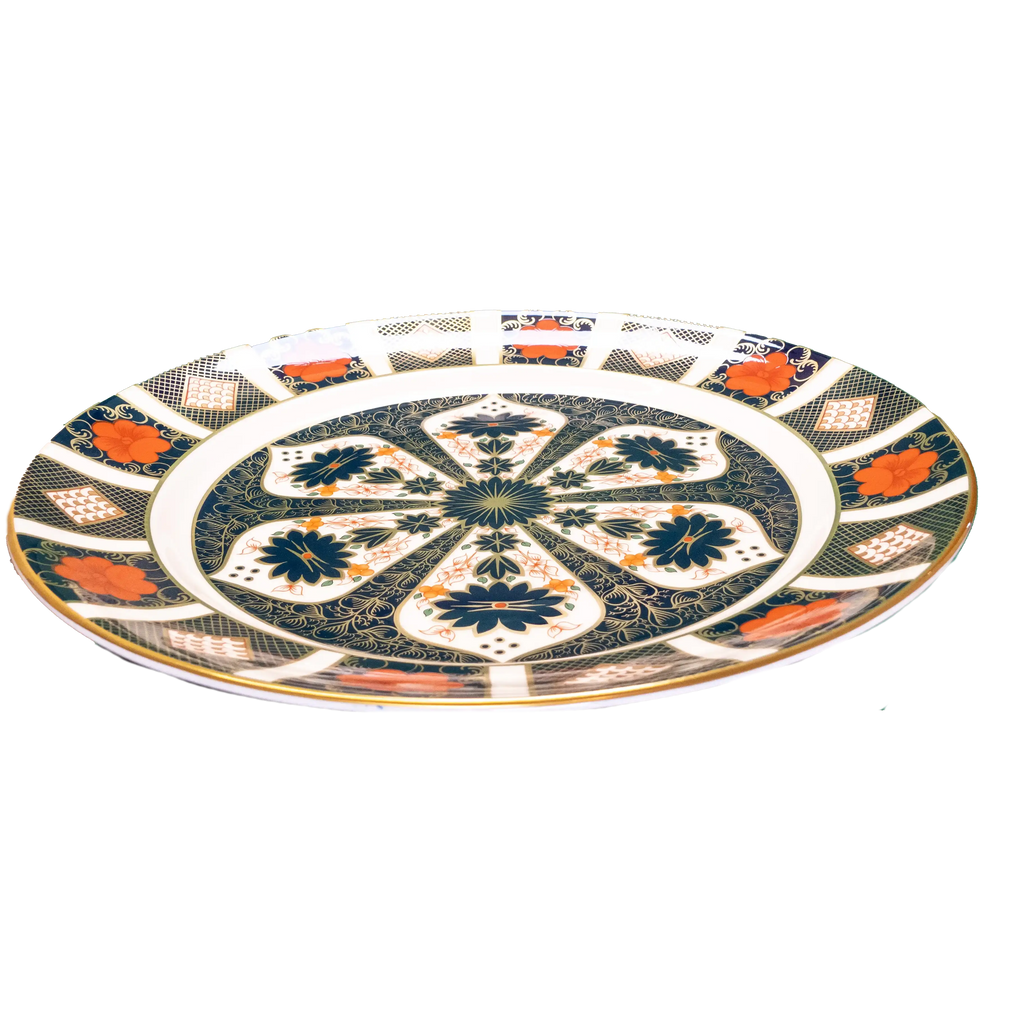 Royal Crown Derby Imari 1128 Chop Plate Bone China Charterwells