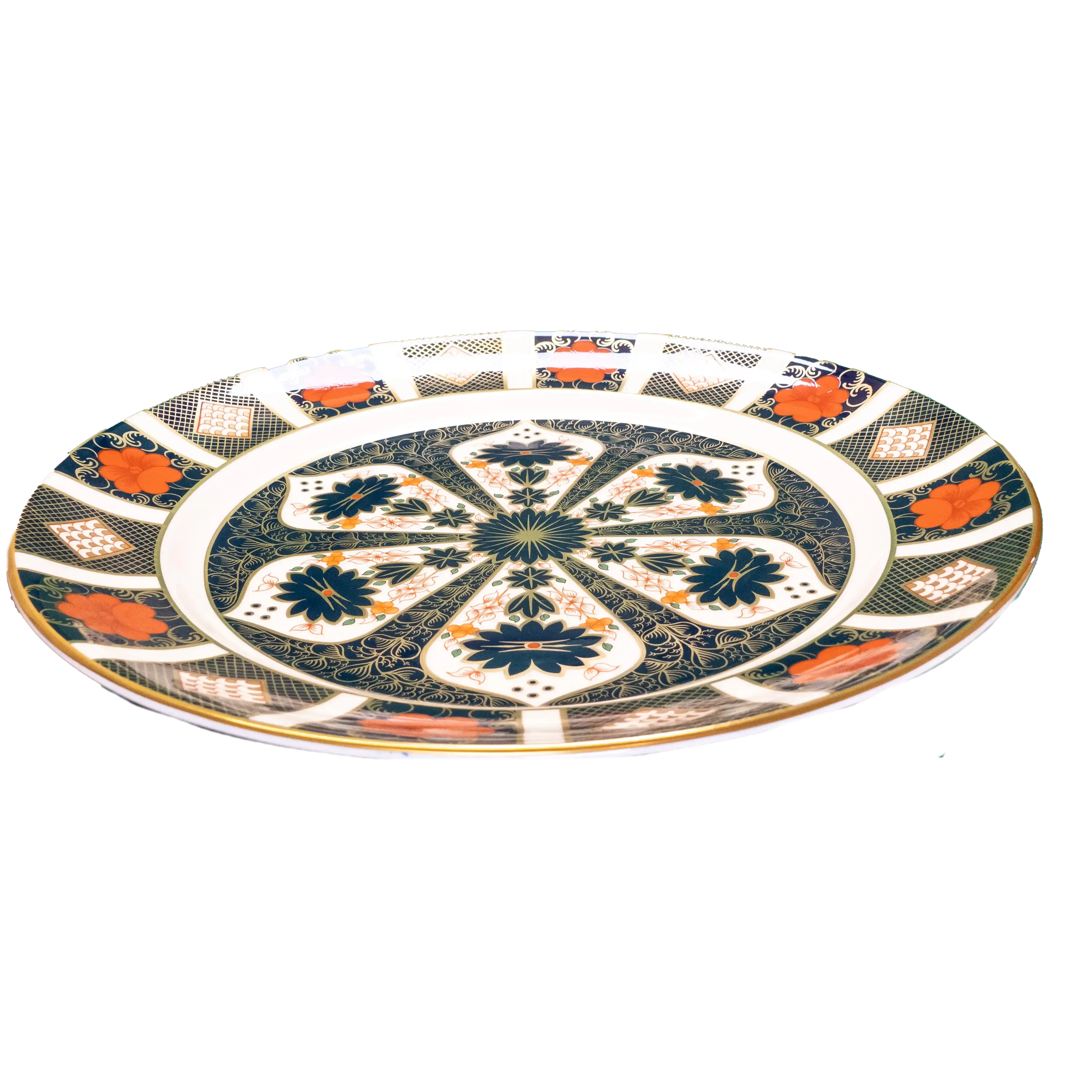 Royal Crown Derby Imari 1128 Chop Plate Bone China Charterwells