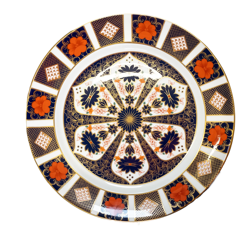 Royal Crown Derby Imari 1128 Chop Plate Bone China Charterwells