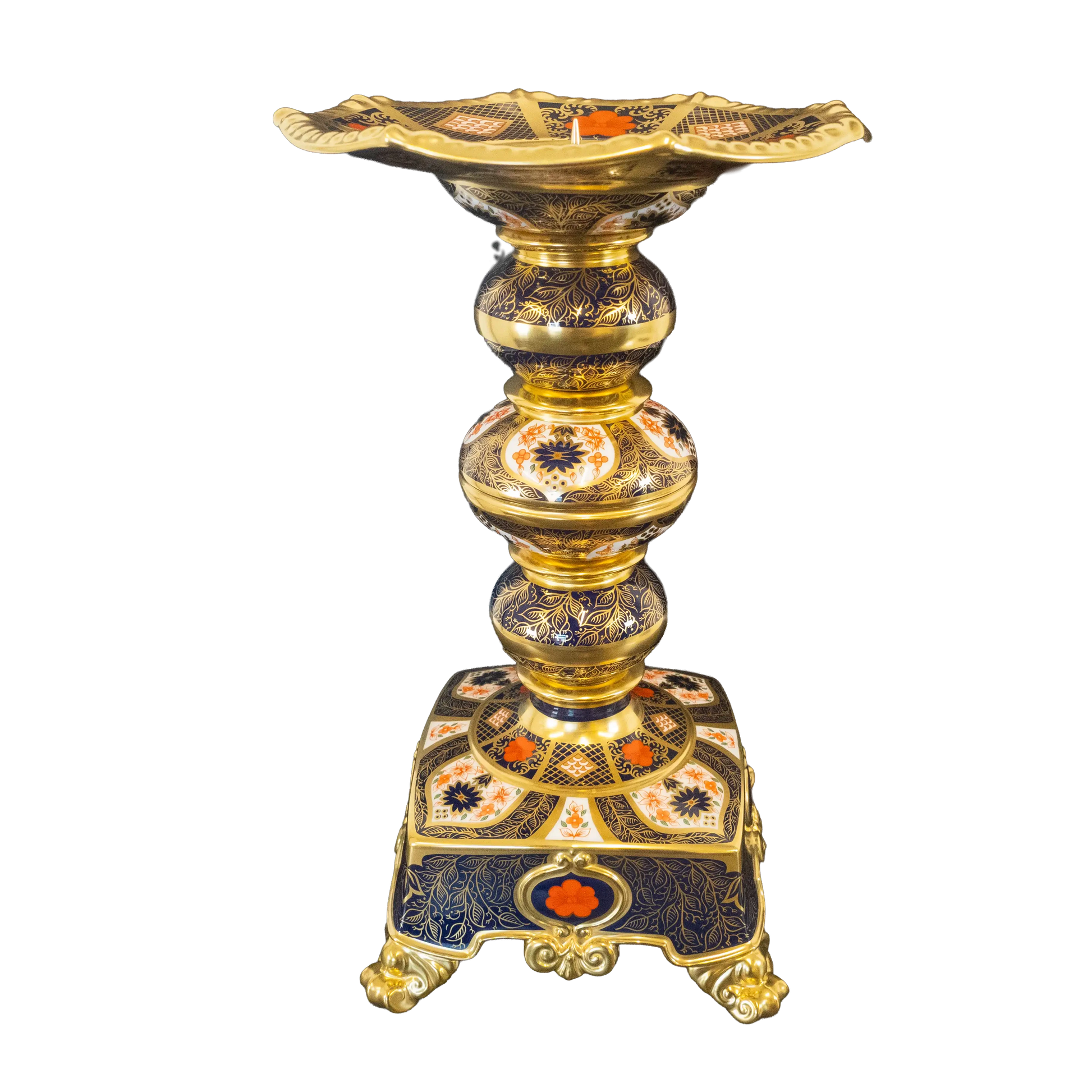 Royal Crown Derby Imari SGB Prestige Candlestick Charterwells