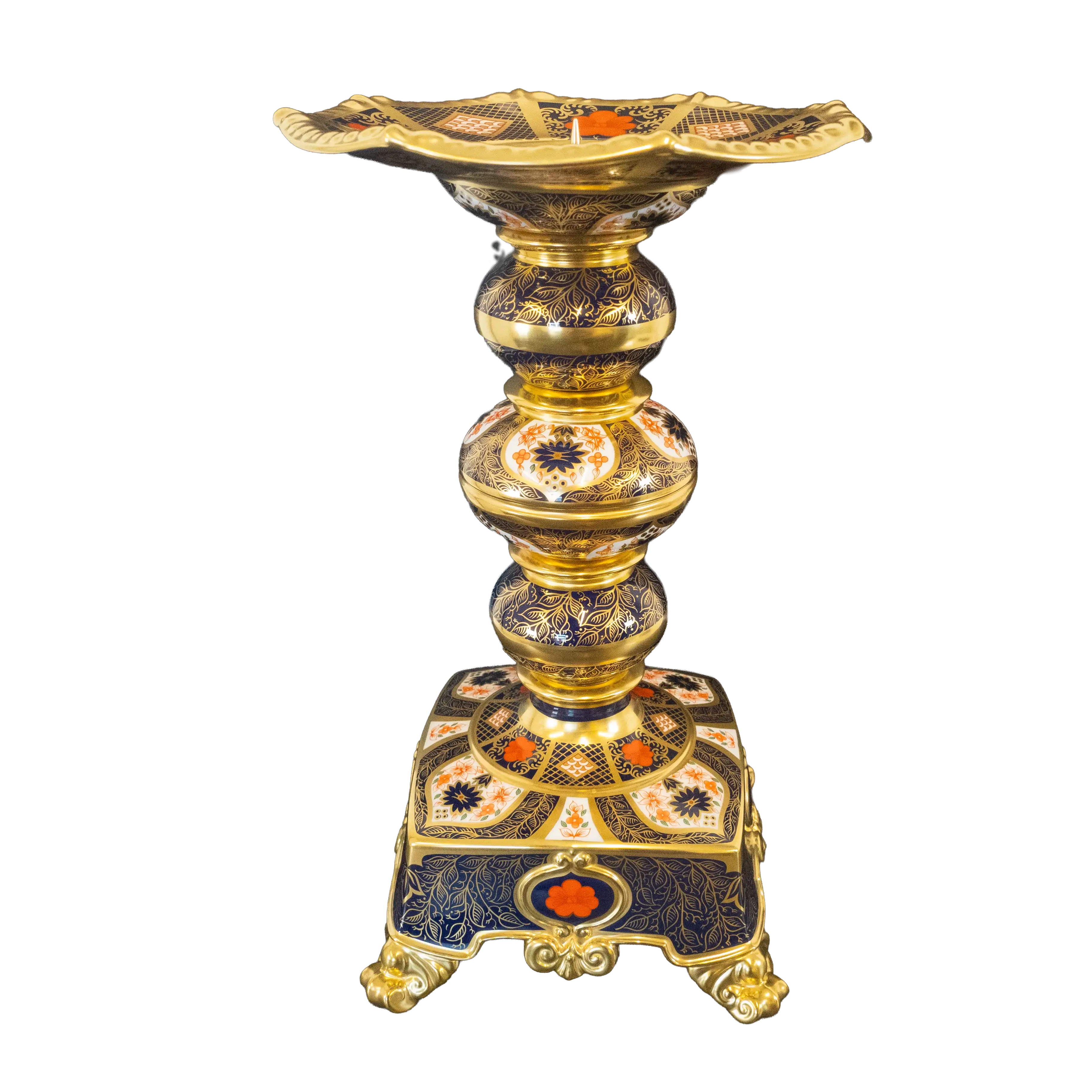 Royal Crown Derby Imari SGB Prestige Candlestick Charterwells
