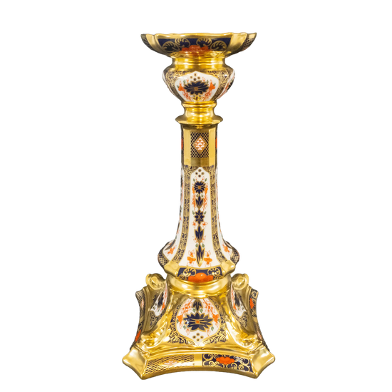 Royal Crown Derby Imari SGB Large Candlestick Charterwells