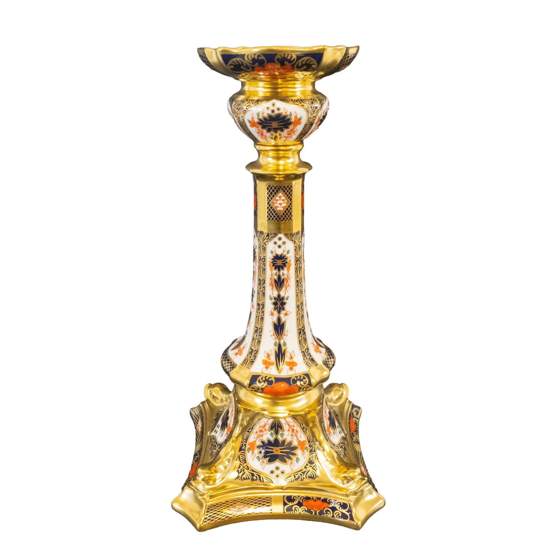Royal Crown Derby Imari SGB Large Candlestick - Charterwells