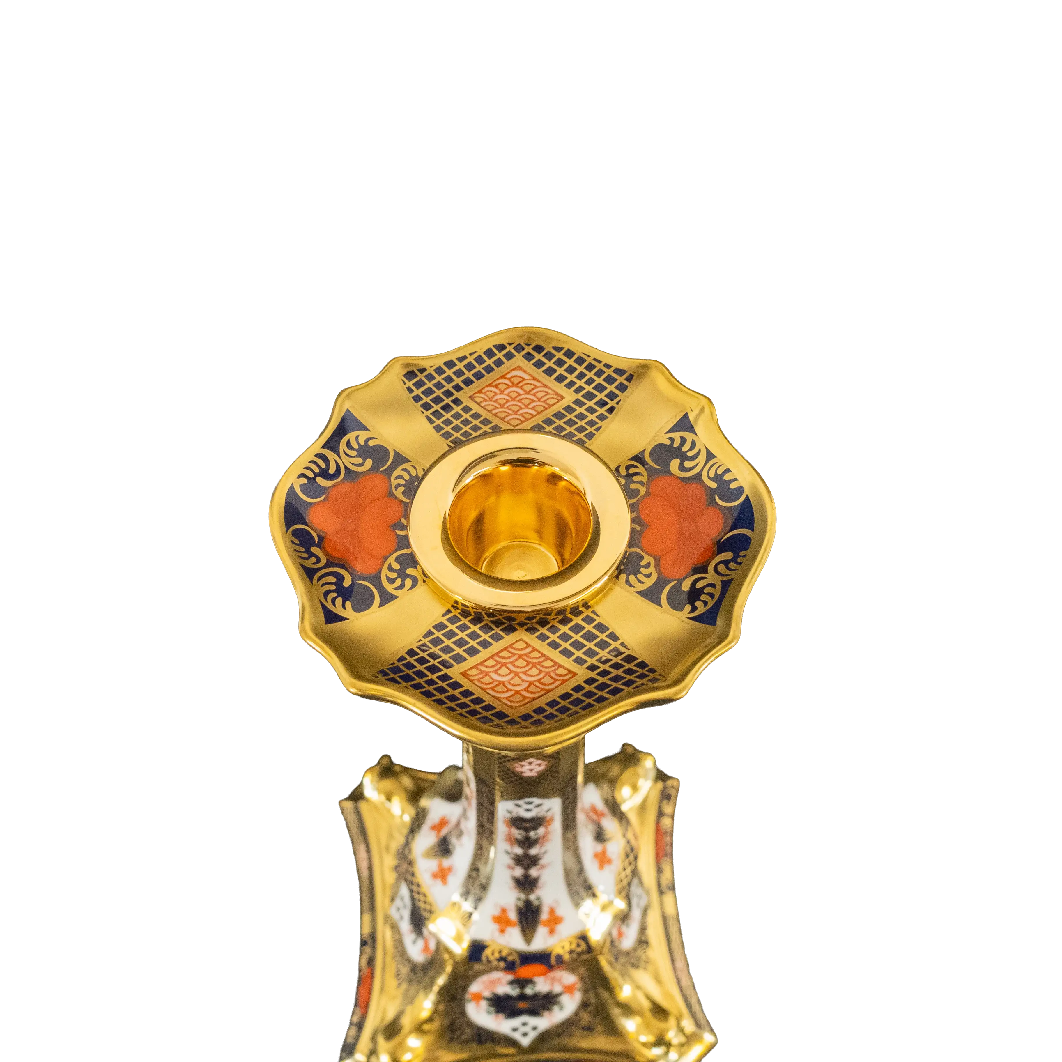 Royal Crown Derby Imari SGB Large Candlestick Charterwells