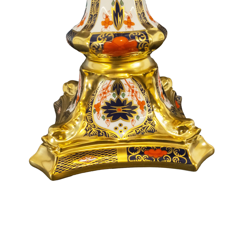 Royal Crown Derby Imari SGB Large Candlestick Charterwells