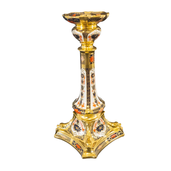 Royal Crown Derby Imari SGB Large Candlestick Charterwells