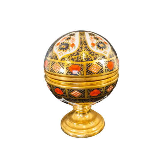 Royal Crown Derby Quality Old Imari SGB Millennium Globe Barometer - Charterwells