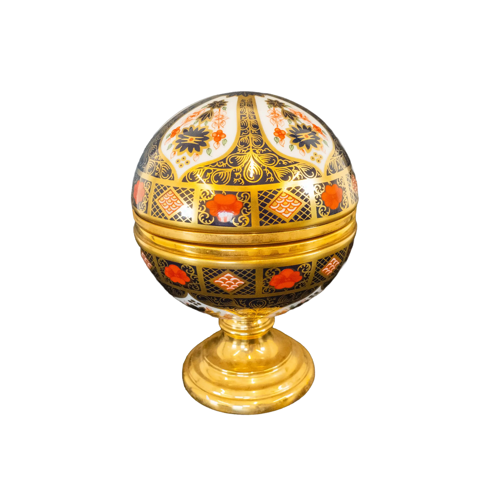 Royal Crown Derby Quality Old Imari SGB Millennium Globe Barometer - Charterwells
