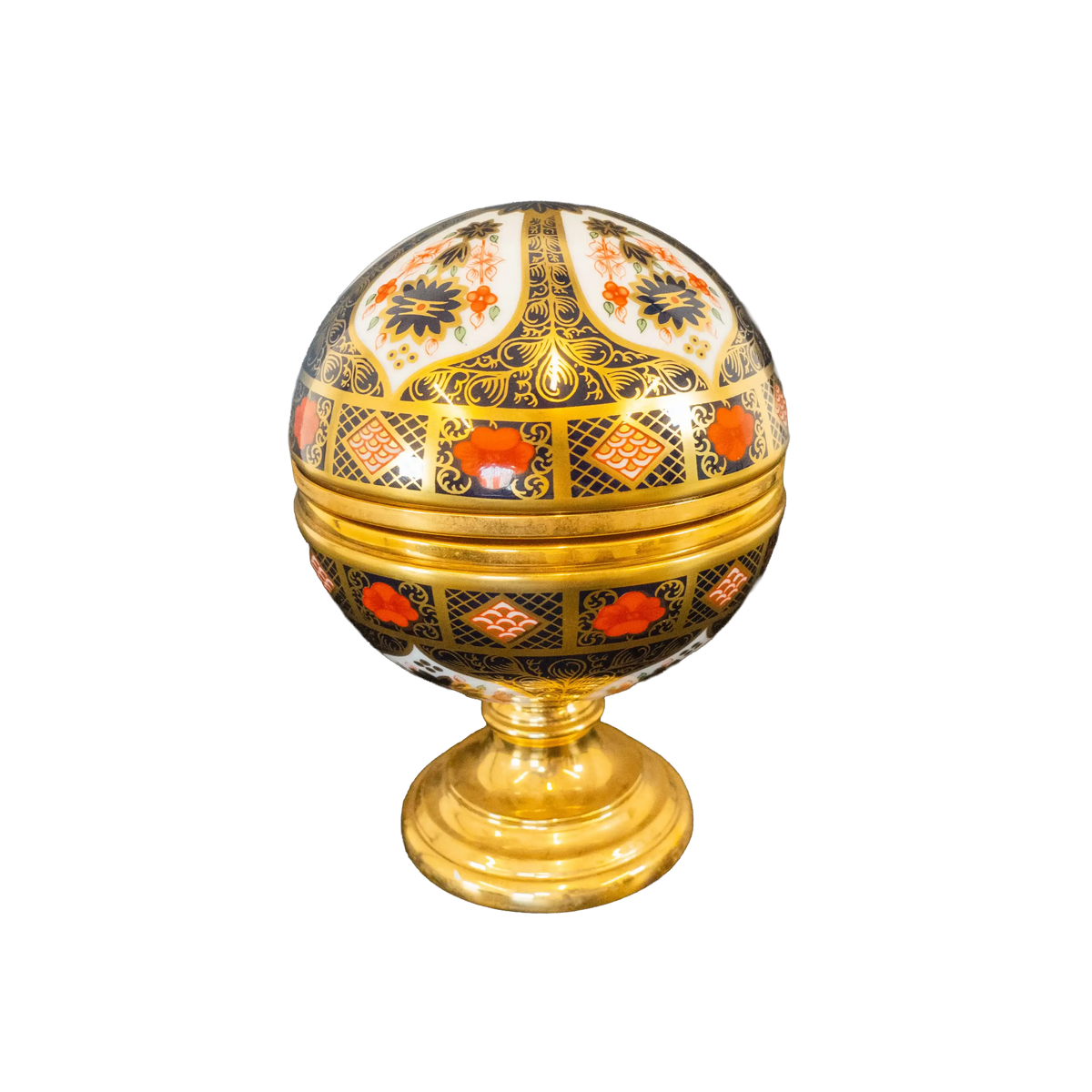 Royal Crown Derby Quality Old Imari SGB Millennium Globe Barometer - Charterwells