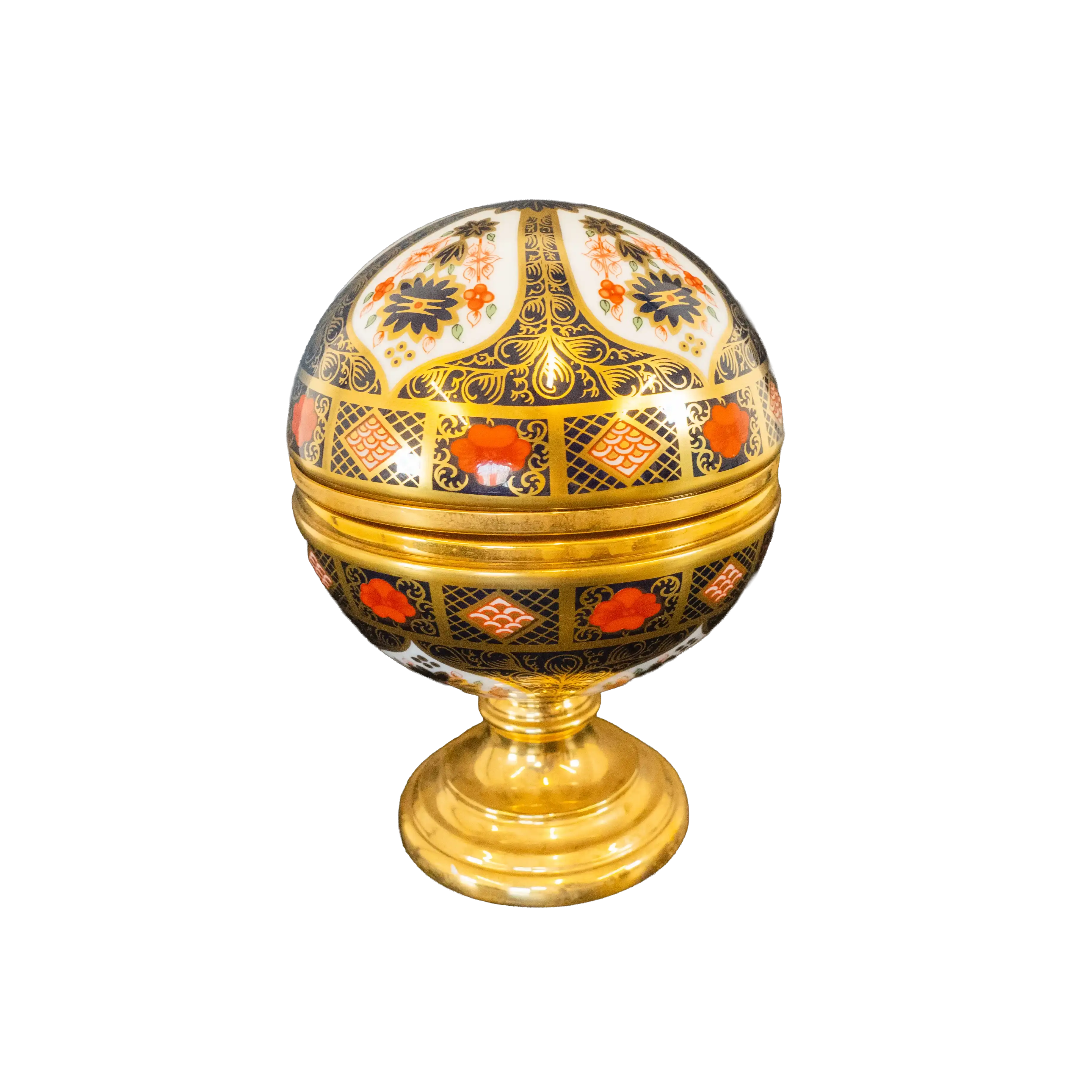 Royal Crown Derby Quality Old Imari SGB Millennium Globe Barometer - Charterwells