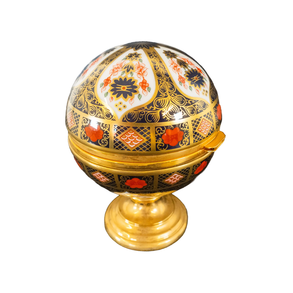 Royal Crown Derby Quality Old Imari SGB Millennium Globe Barometer - Charterwells