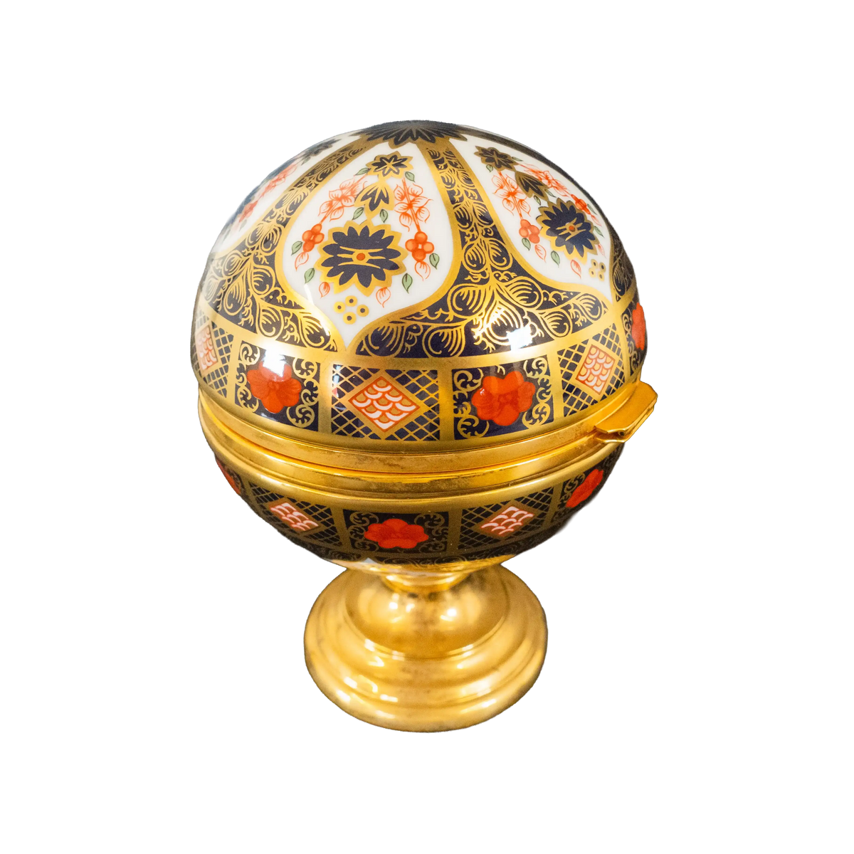 Royal Crown Derby Quality Old Imari SGB Millennium Globe Barometer - Charterwells