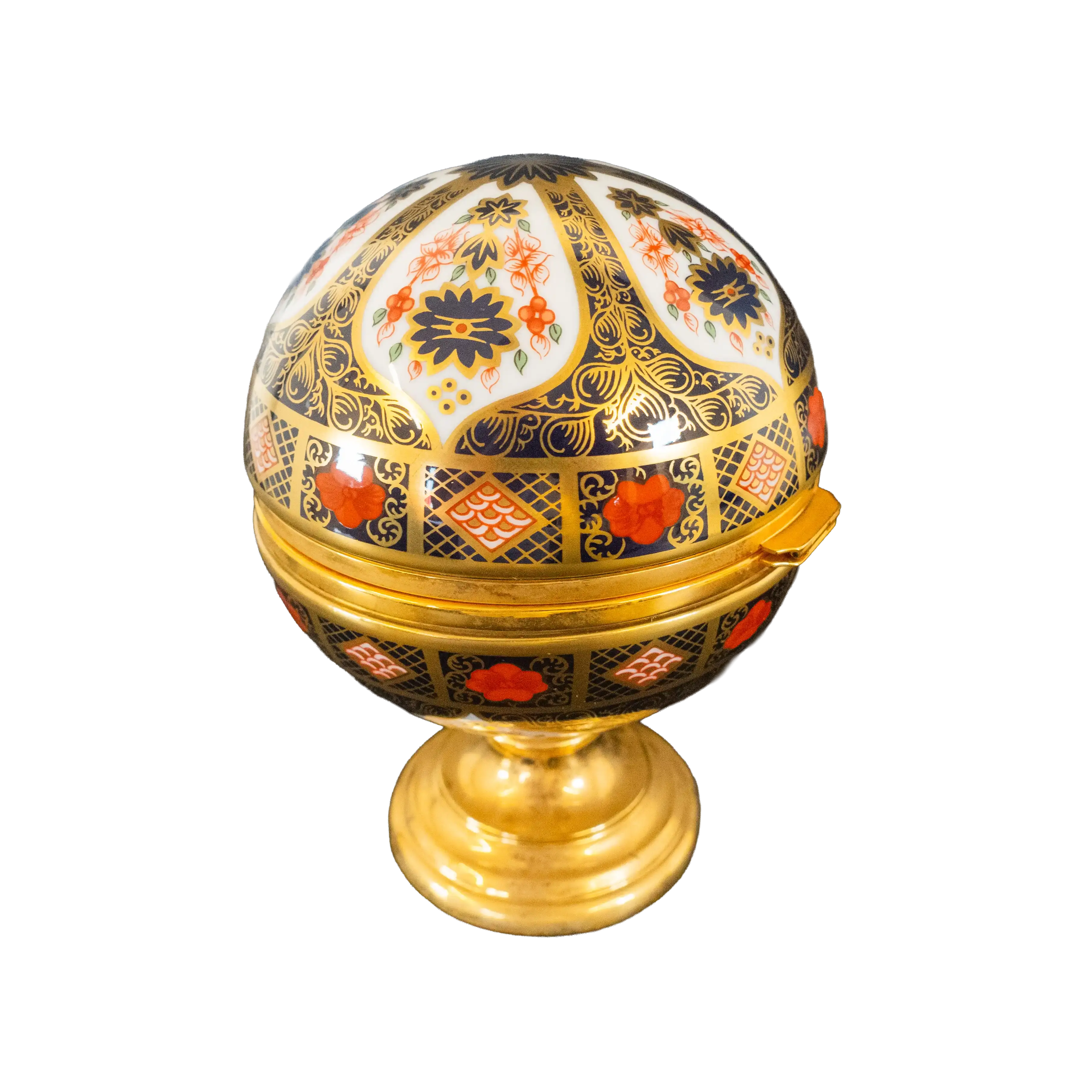 Royal Crown Derby Quality Old Imari SGB Millennium Globe Barometer - Charterwells