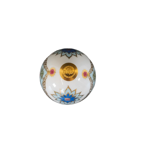 Royal Crown Derby 1st Quality World Egg & Stand - Russia - Charterwells