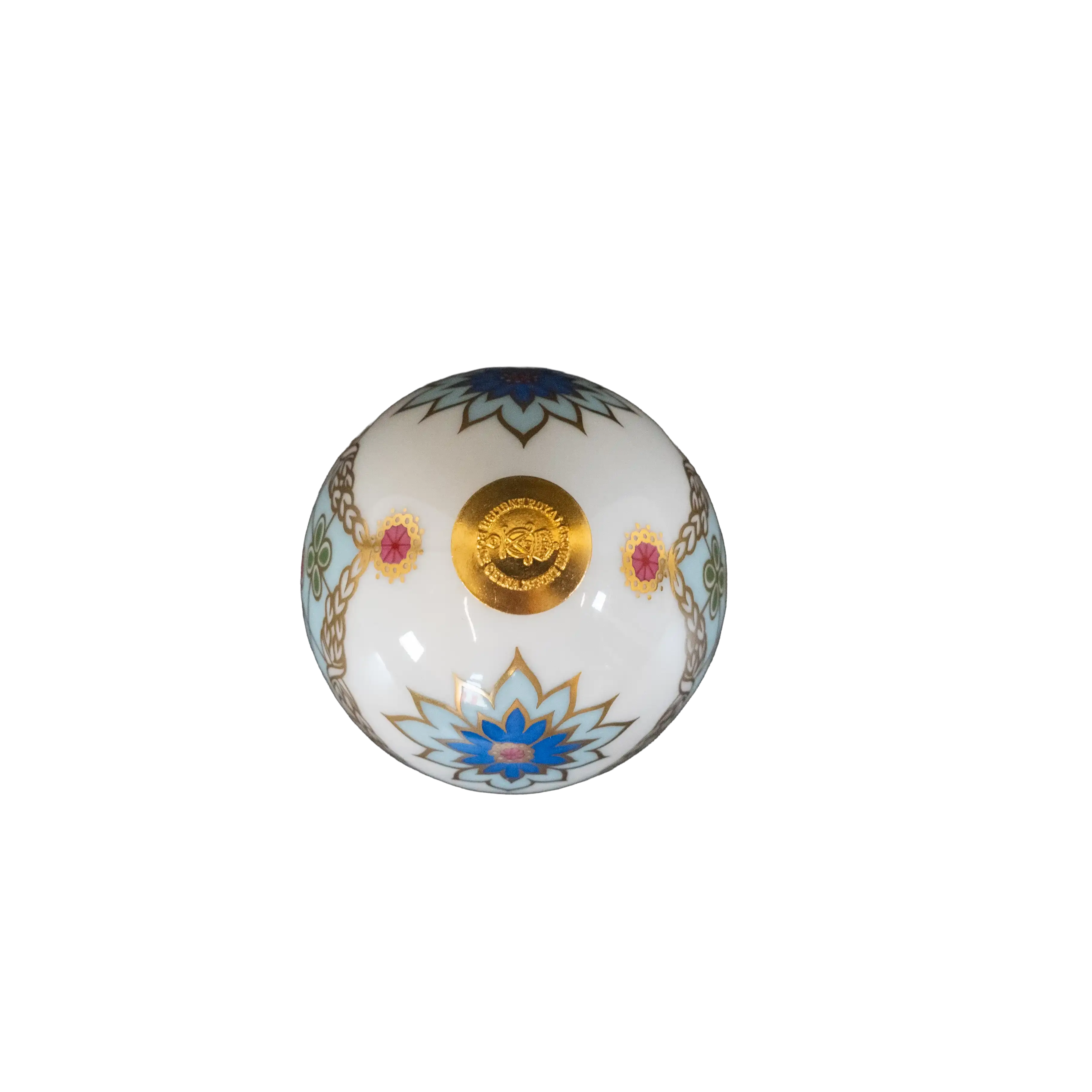 Royal Crown Derby 1st Quality World Egg & Stand - Russia - Charterwells