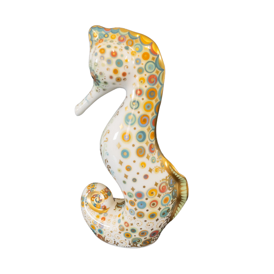 Royal Crown Derby Spot Seahorse Paperweight - Charterwells