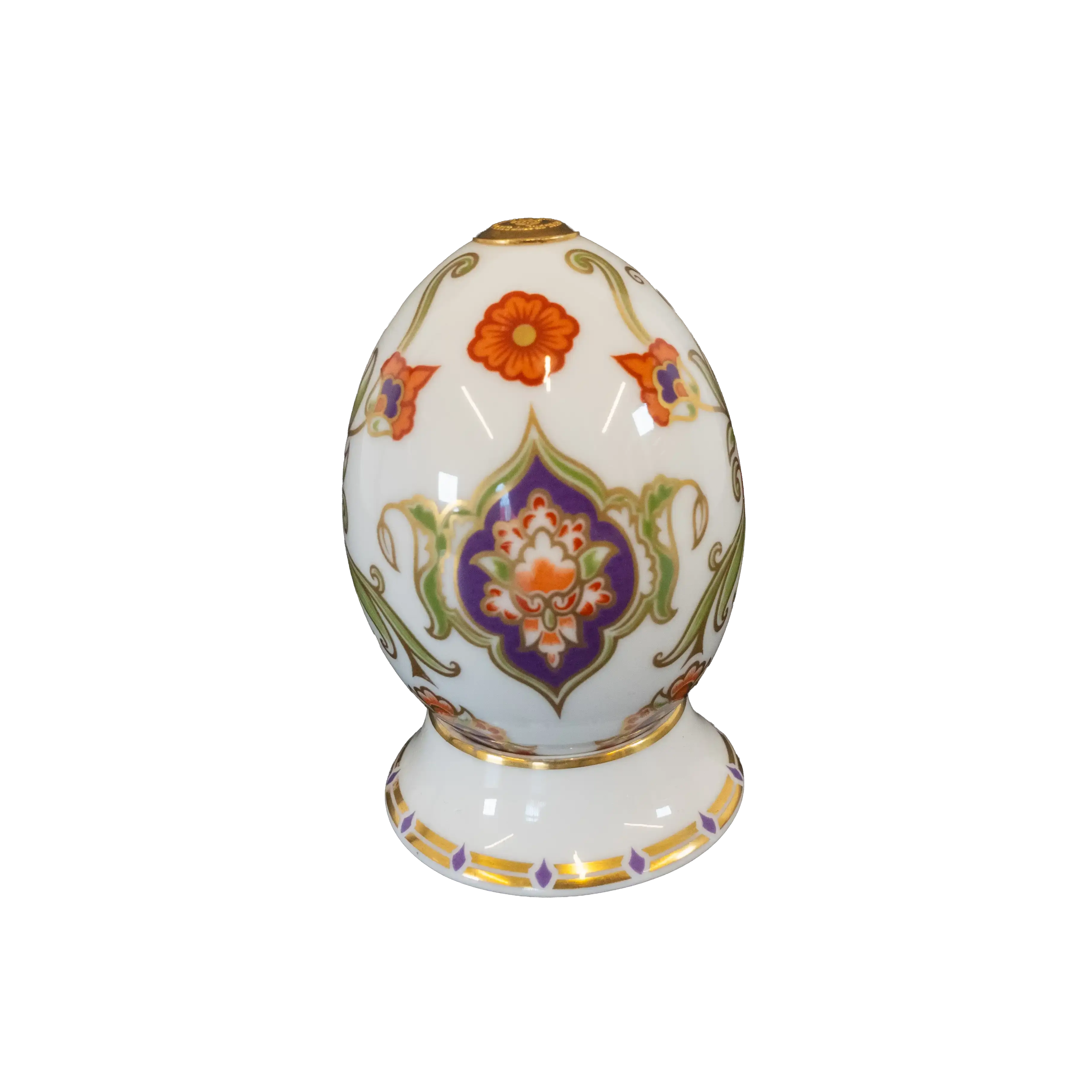 Royal Crown Derby World of Eggs & Stand - Italy Charterwells