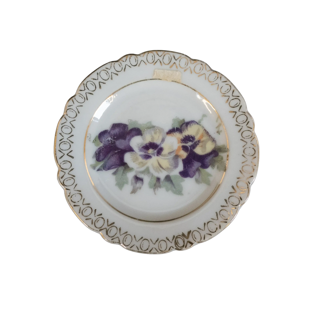 Foreign Supor Parrot Miniature Tea Cup and Saucer Charterwells-Ex-Display