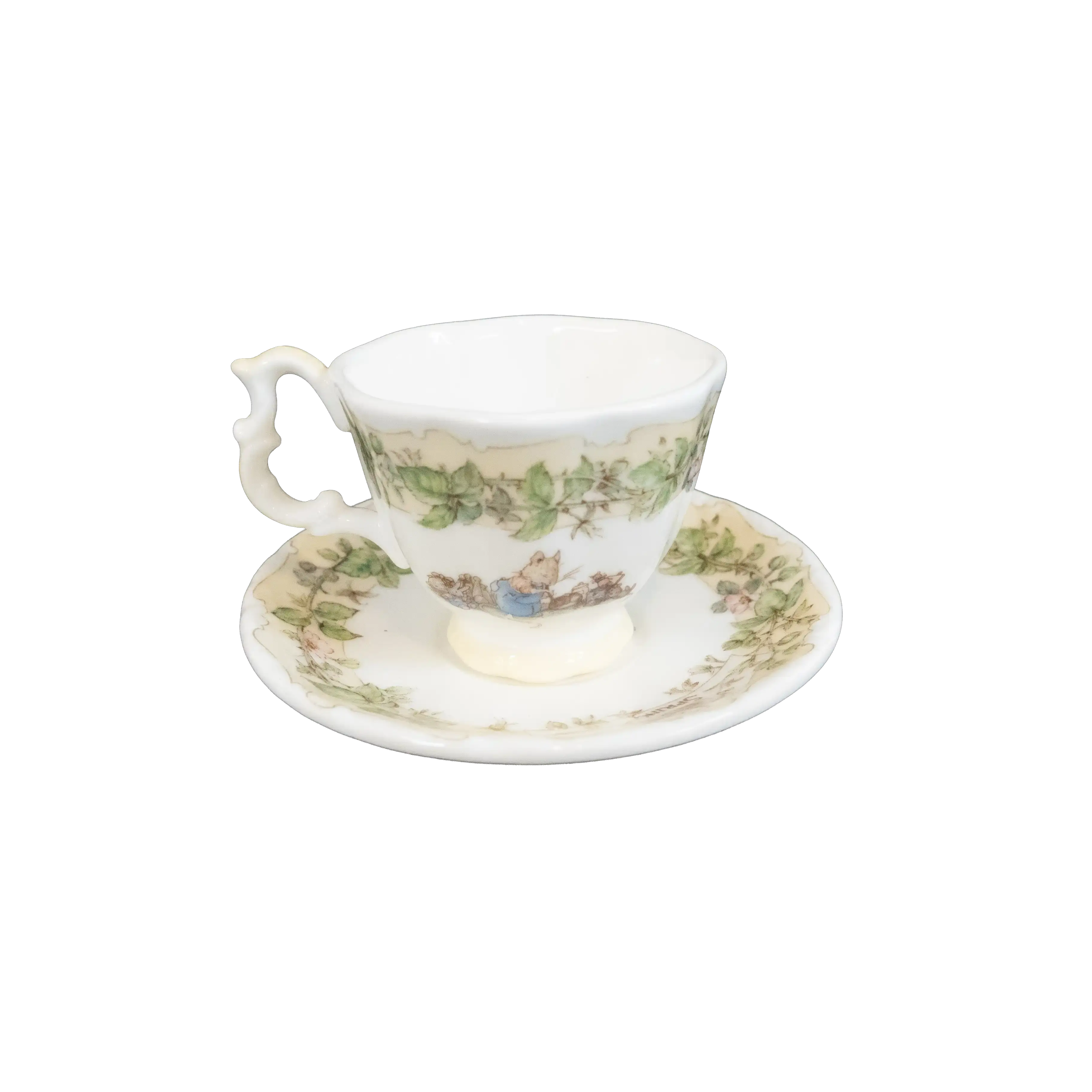 Royal Doulton Spring Miniature Tea Cup and Saucer Charterwells-Ex-Display