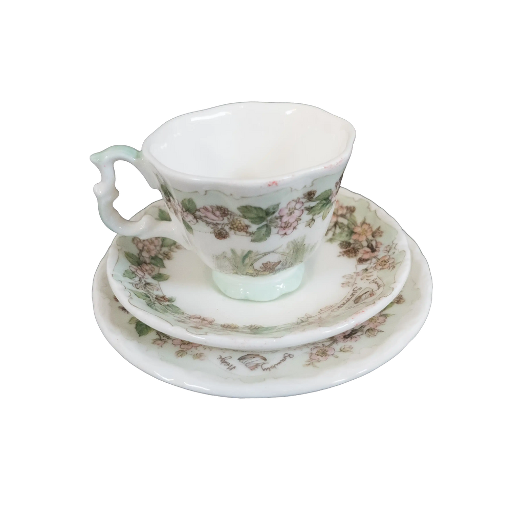 Royal Doulton Brambly Hedge Summer Miniature Tea Cup and Saucer - Charterwells