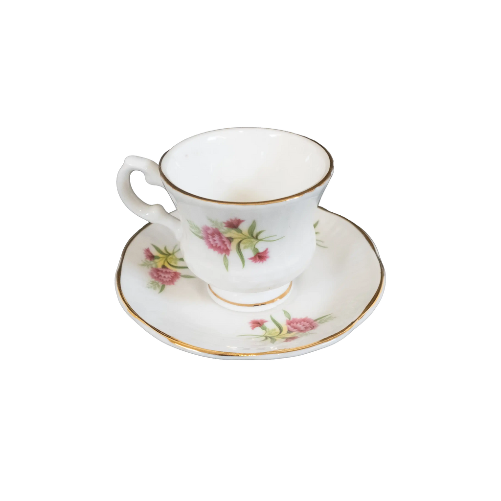 Salisbury Floral Miniature Tea Cup and Saucer - Charterwells
