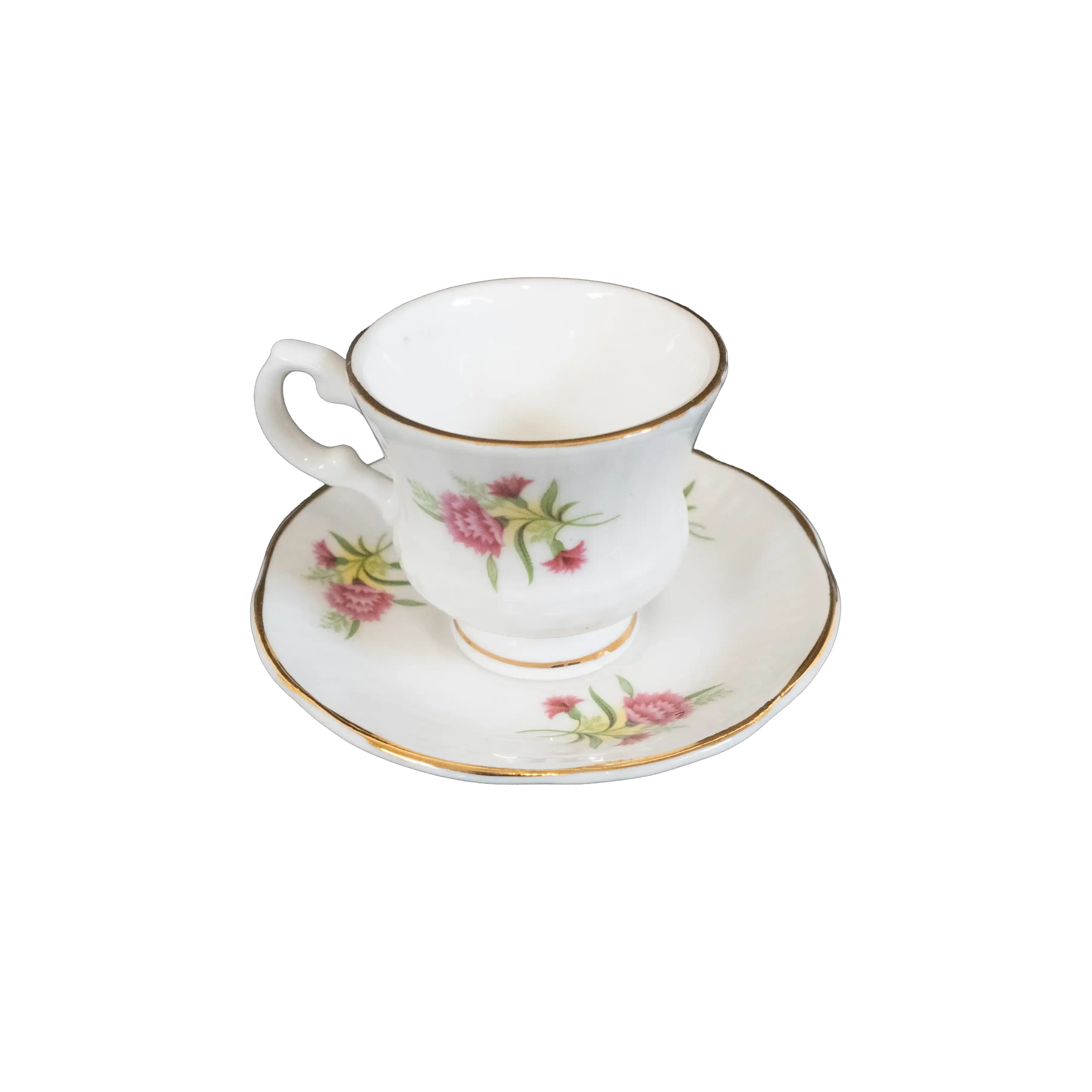 Salisbury Floral Miniature Tea Cup and Saucer - Charterwells