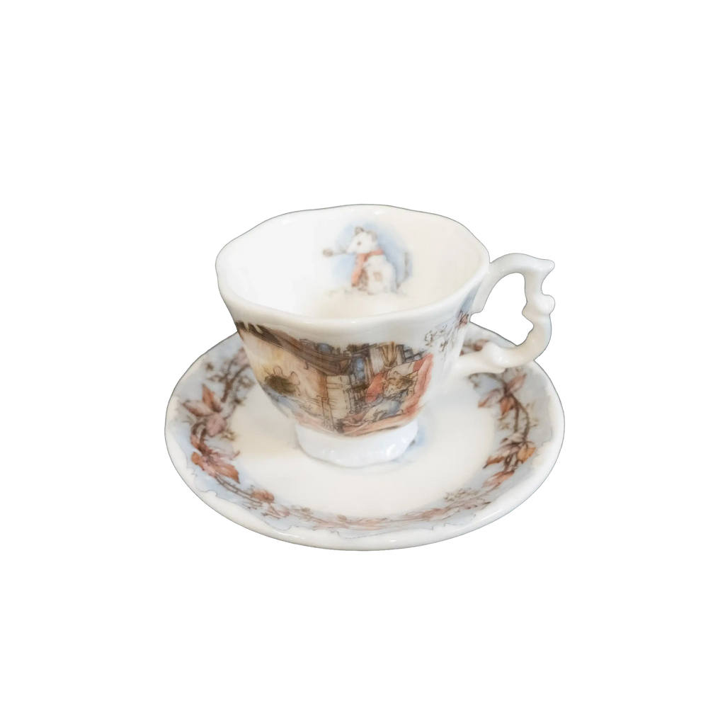 Royal Doulton Winter Miniature Tea Cup and Saucer Charterwells-Ex-Display