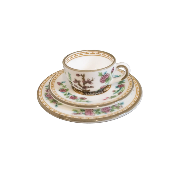 Coalport Bone China Miniature Tea Cup and Saucers Charterwells-Ex-Display