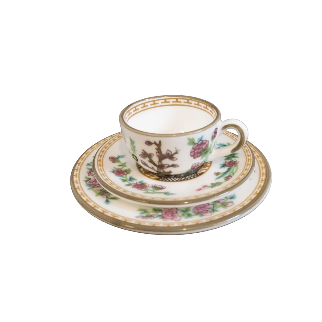 Coalport Bone China Miniature Tea Cup and Saucers Charterwells-Ex-Display