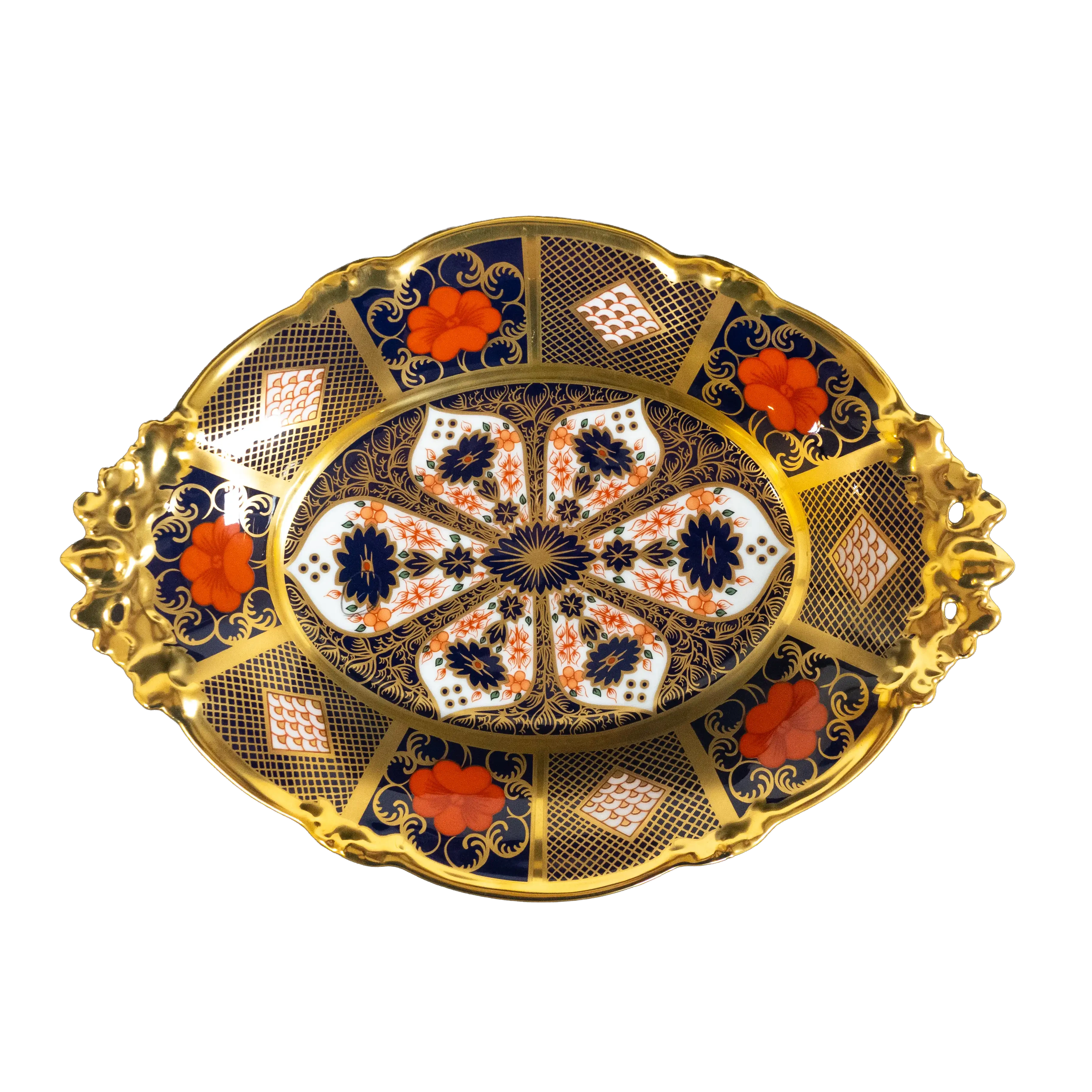 Royal Crown Derby Imari SGB Oval Comport Charterwells