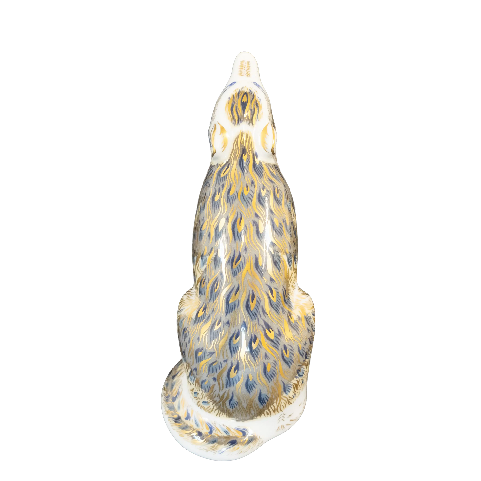 Royal Crown Derby Paperweight - Wolf Charterwells