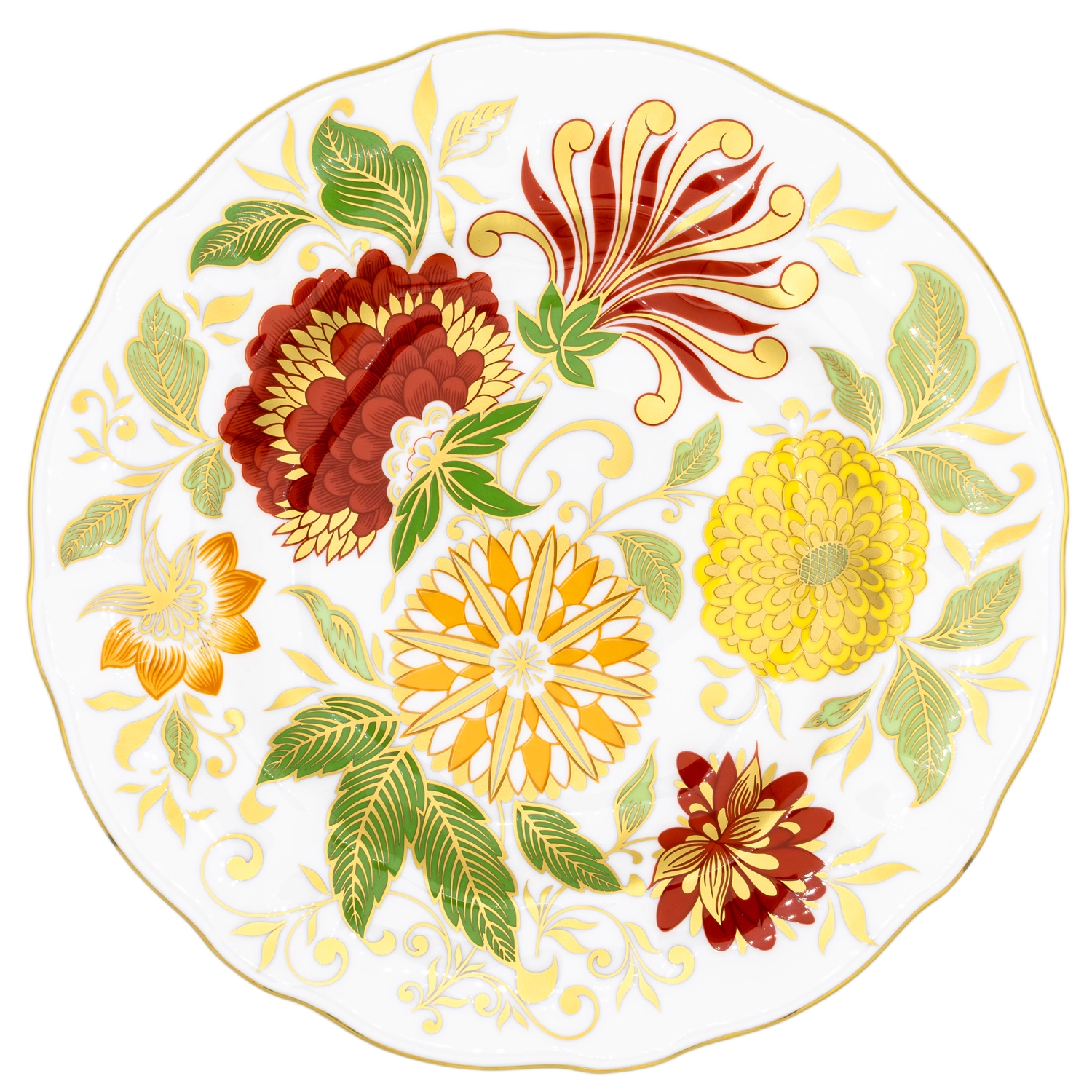 Royal Crown Derby  Indian Summer 8" Accent Plate Royal Crown Derby