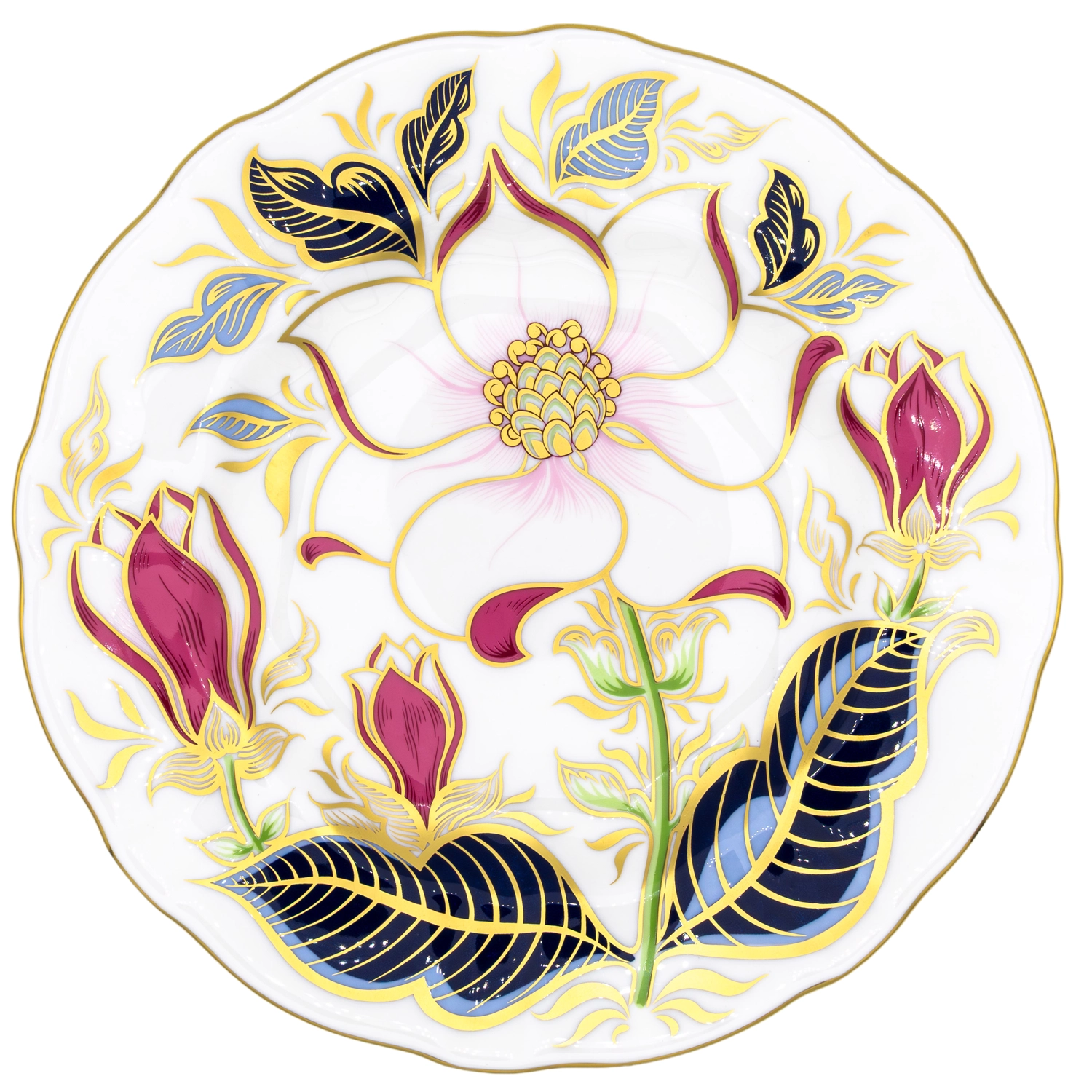 New Royal Crown Derby Spring Serenade 8" Accent Plate Royal Crown Derby