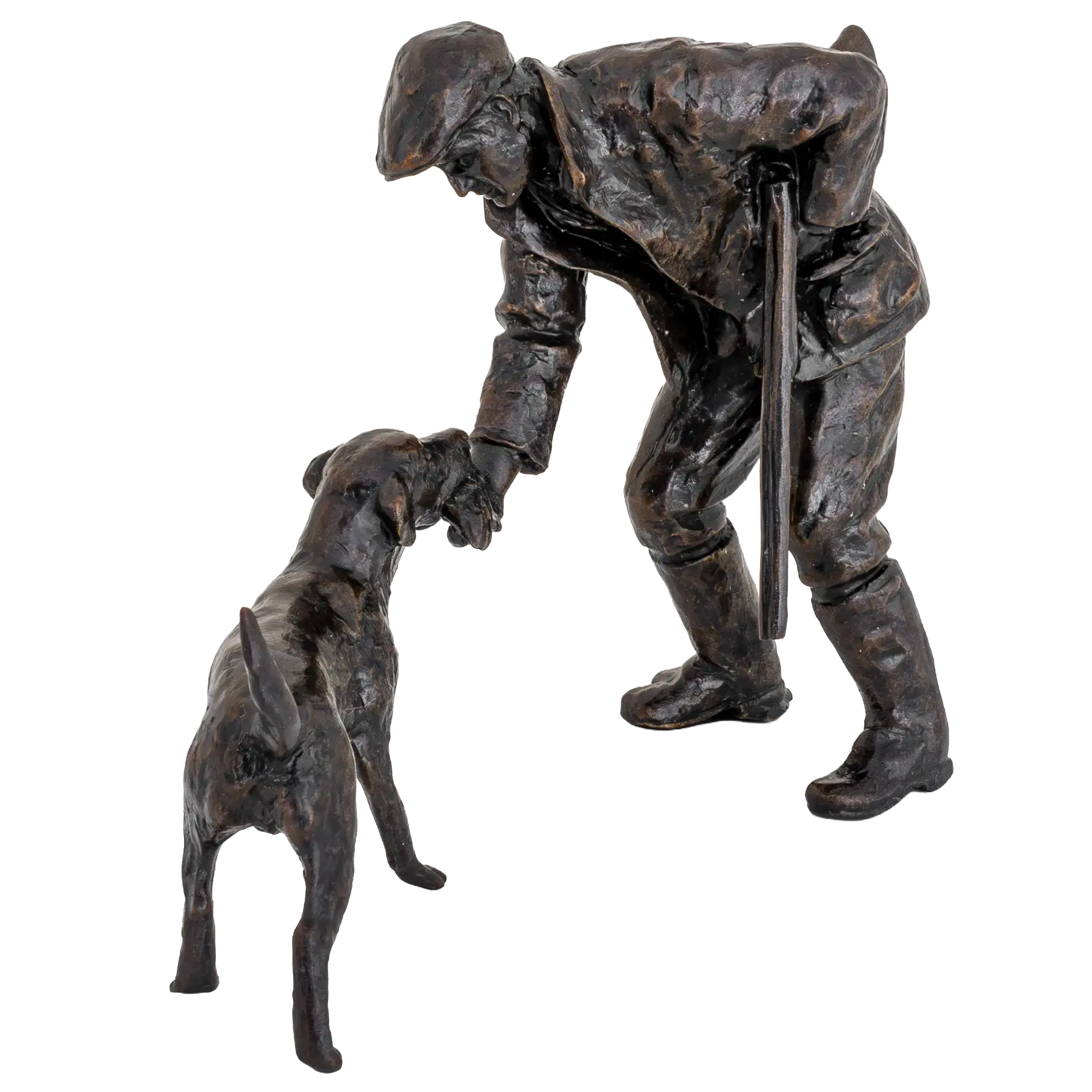 Richard Cooper Bronze Country Pursuits Collection Safe Retrieve Figurine