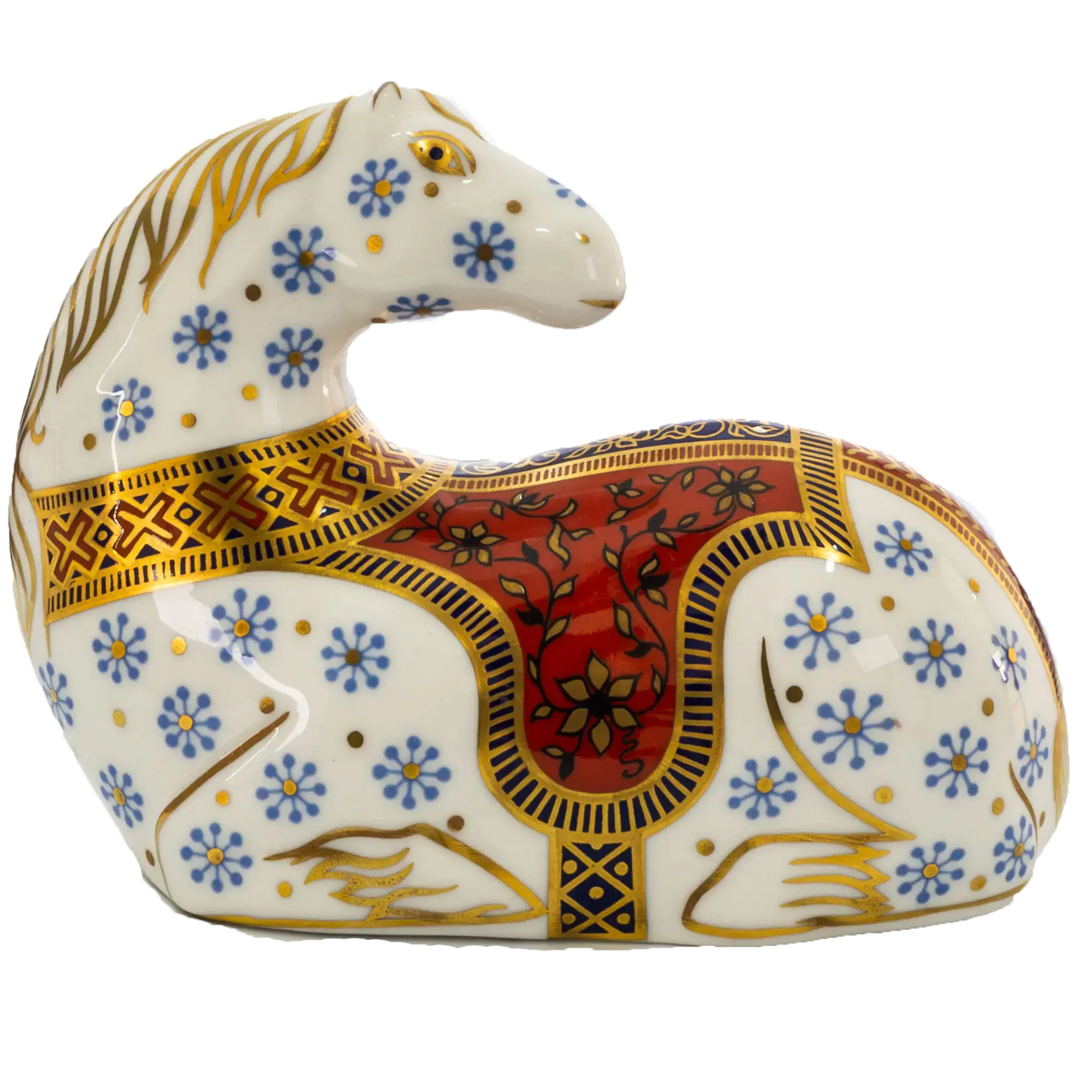 Royal Crown Derby Horse Paperweight