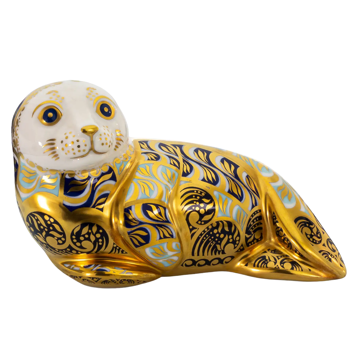 Royal Crown Derby Harbour Seal Paperweight