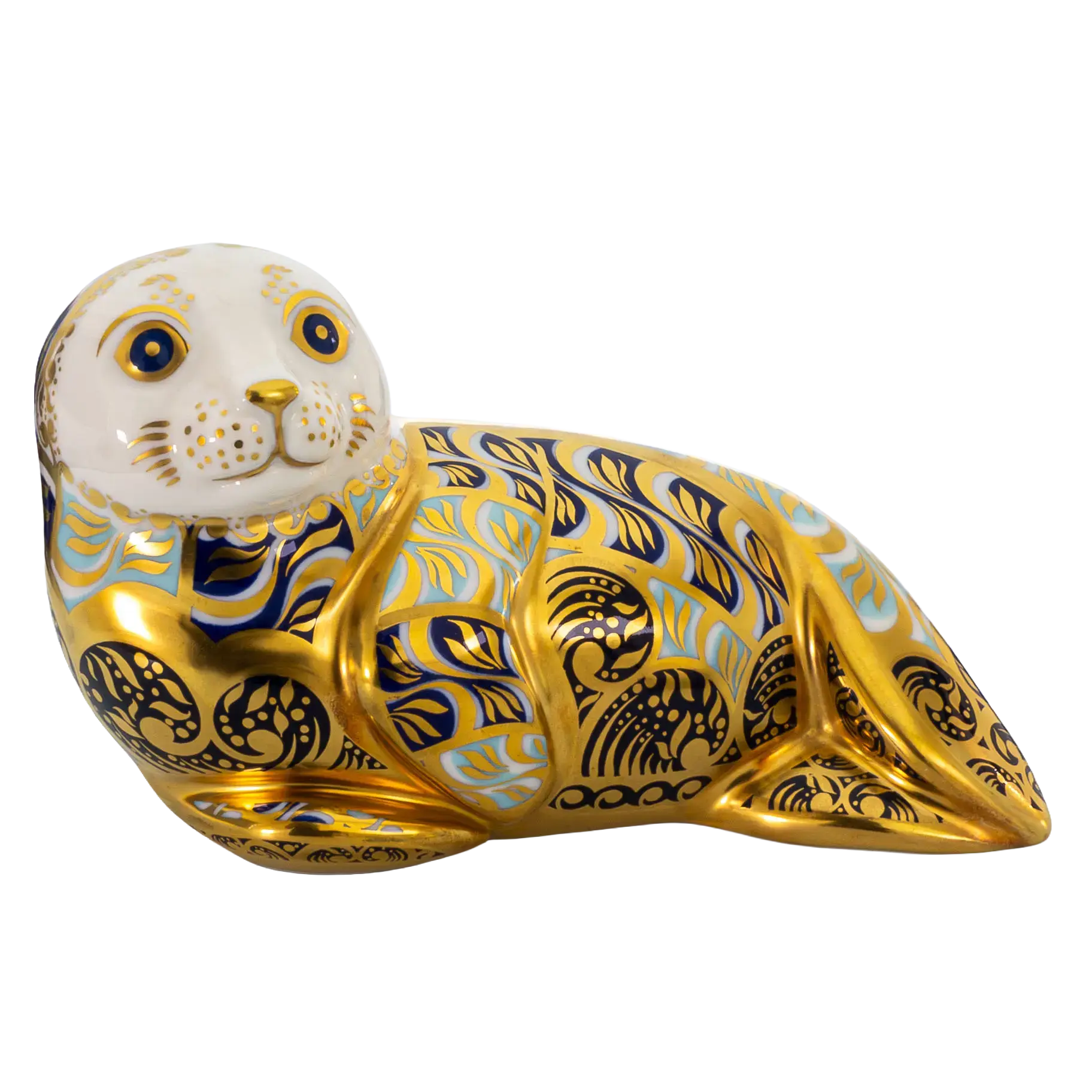 Royal Crown Derby Harbour Seal Paperweight