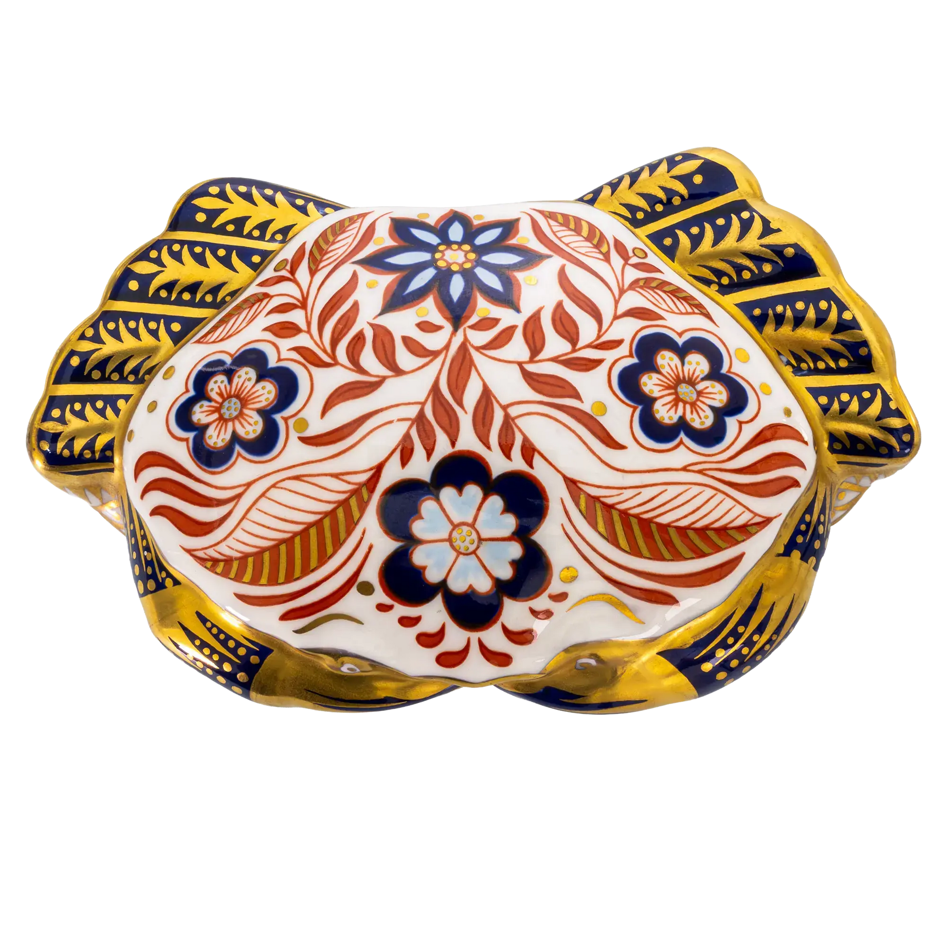 Royal Crown Derby Imari Crab Paperweight