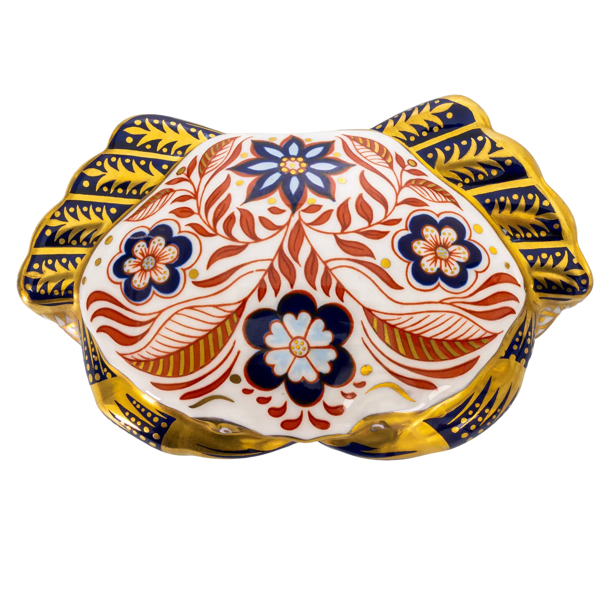 Royal Crown Derby Imari Crab Paperweight