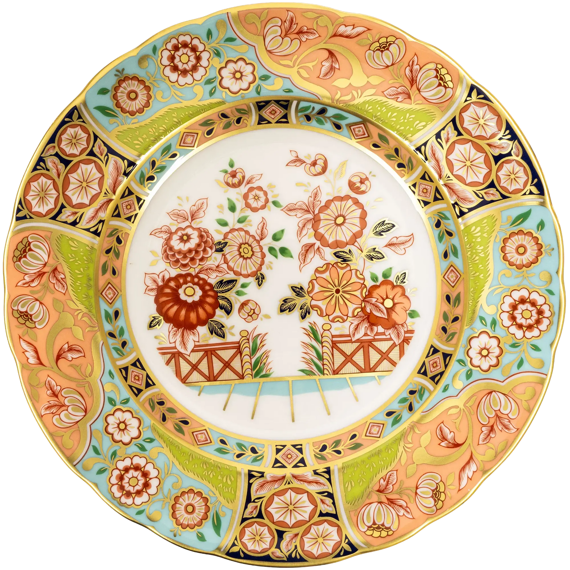 Royal Crown Derby 7" Regency Flowers Accent Plate
