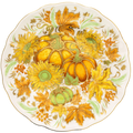 Royal Crown Derby 7" Sienna Fall Accent Plate Royal Crown Derby