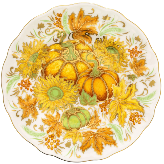 Royal Crown Derby 7" Sienna Fall Accent Plate