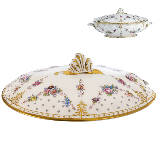 Royal Crown Derby Antoinette Soup Tureen Cover Replacement