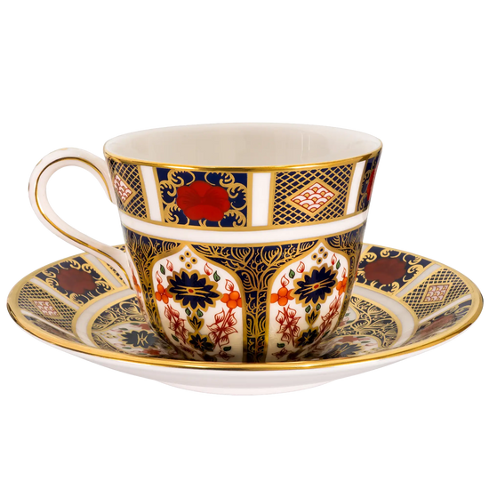 Royal Crown Derby Imari 1128 Tea Cup & Saucer