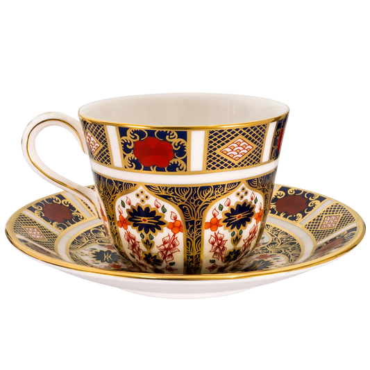 Royal Crown Derby Imari 1128 Tea Cup & Saucer