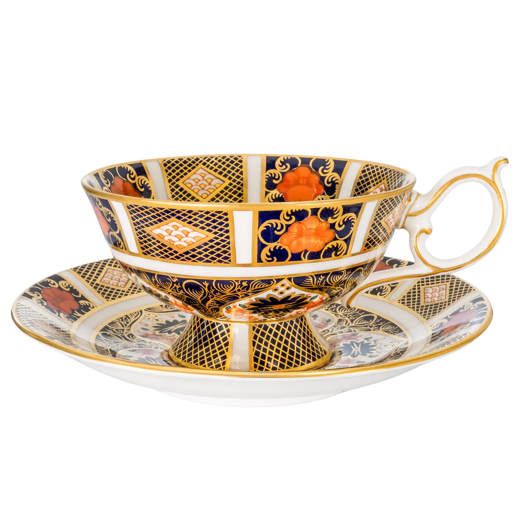 Royal Crown Derby Imari 1128 Elizabeth Tea Cup & Saucer New Style