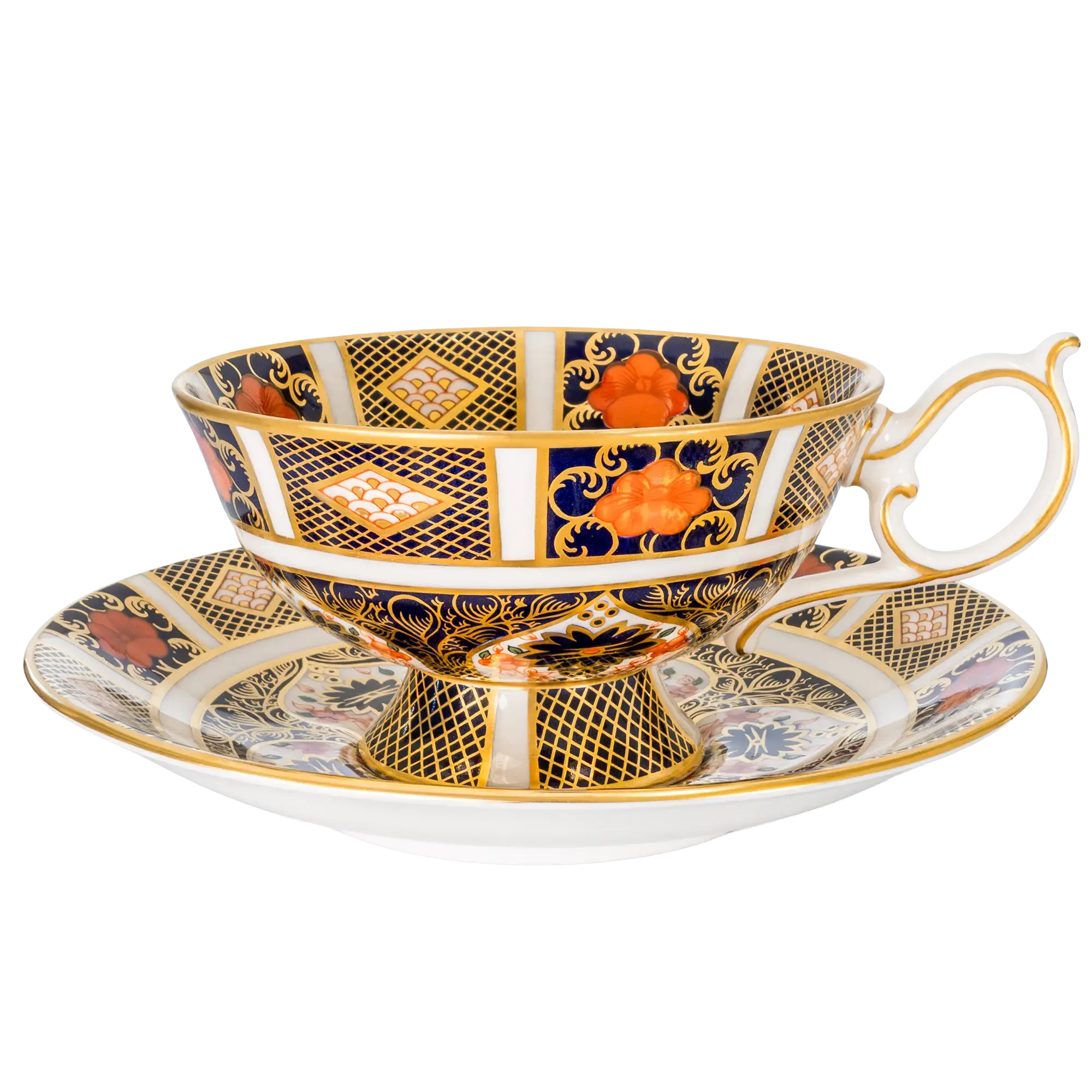 Royal Crown Derby Imari 1128 Elizabeth Tea Cup & Saucer New Style