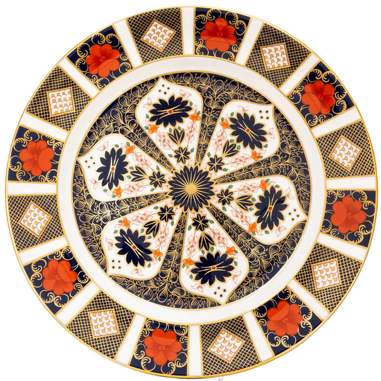 Royal Crown Derby Imari 1128 Chop Plate Bone China