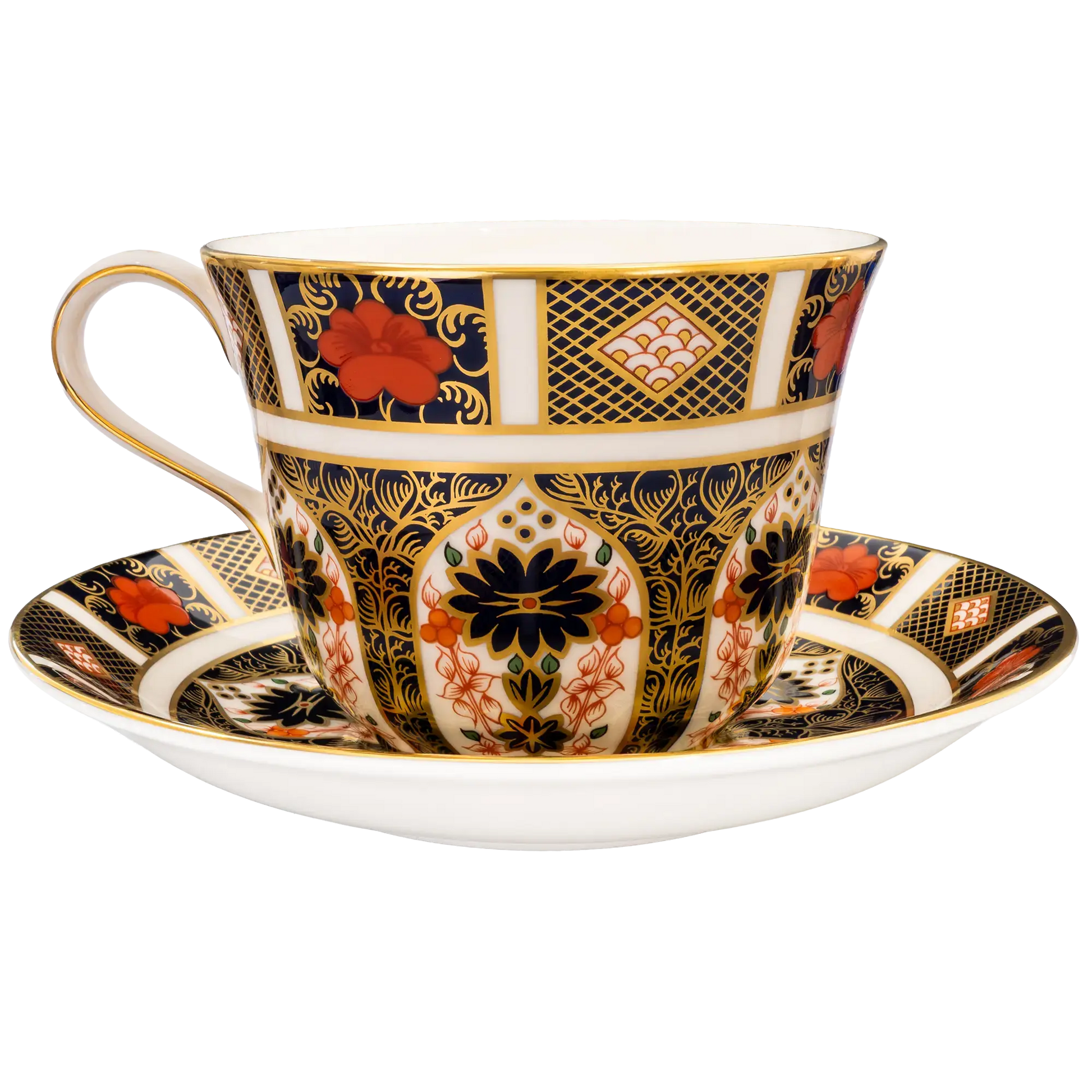 Royal Crown Derby Imari 1128 Breakfast Cup & Saucer Bundle Bone China